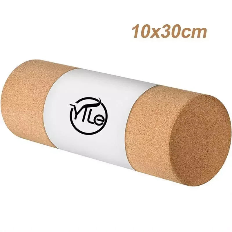 High-Density Natural Cork Yoga Pillar