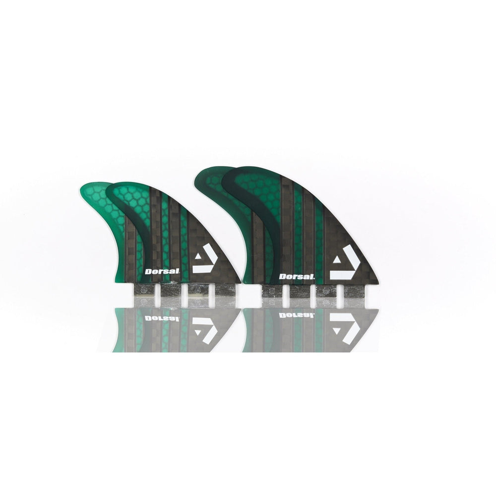 DORSAL Surfboard Fins Quad 4 Set FCS Compatible-3