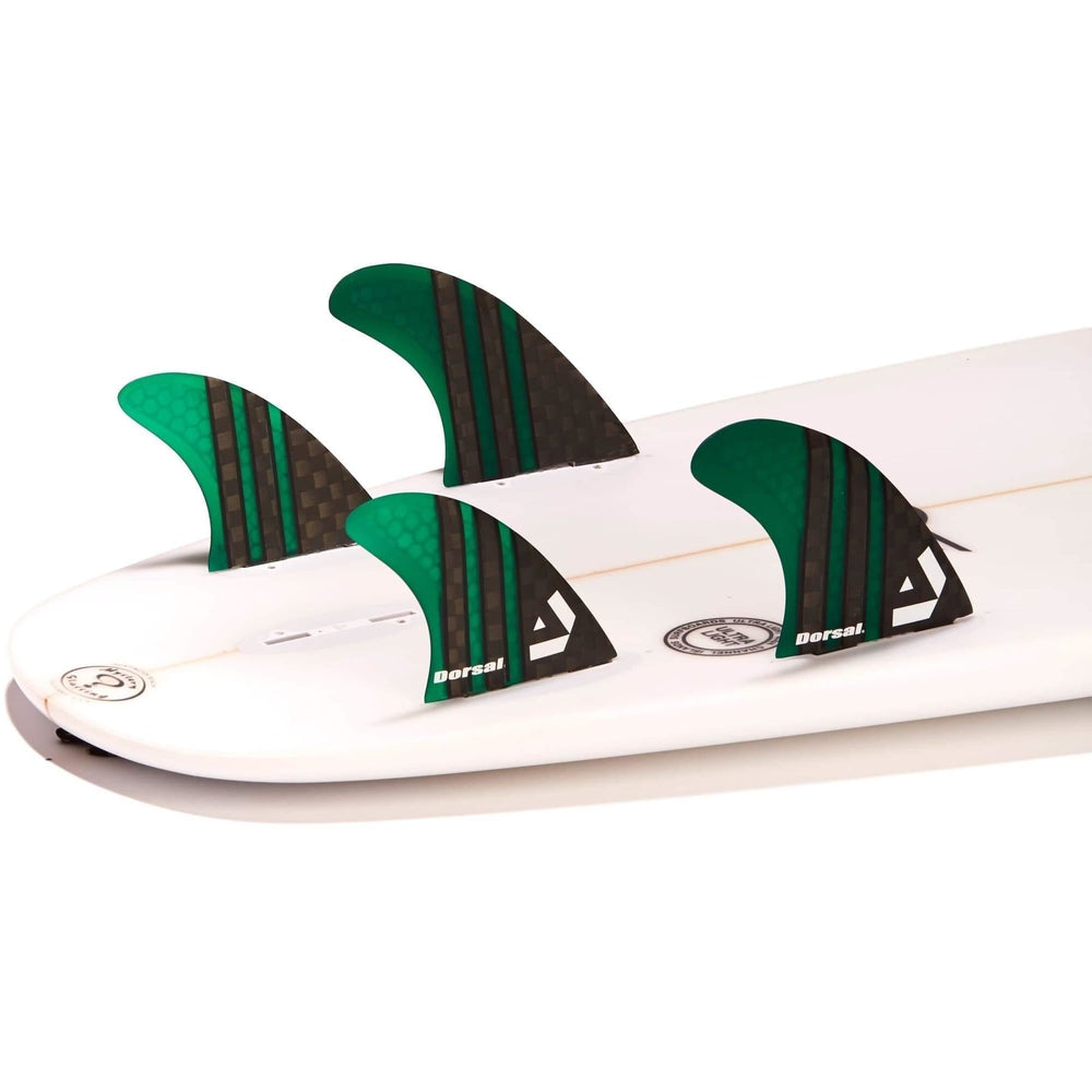 DORSAL Surfboard Fins Quad 4 Set FCS Compatible-2