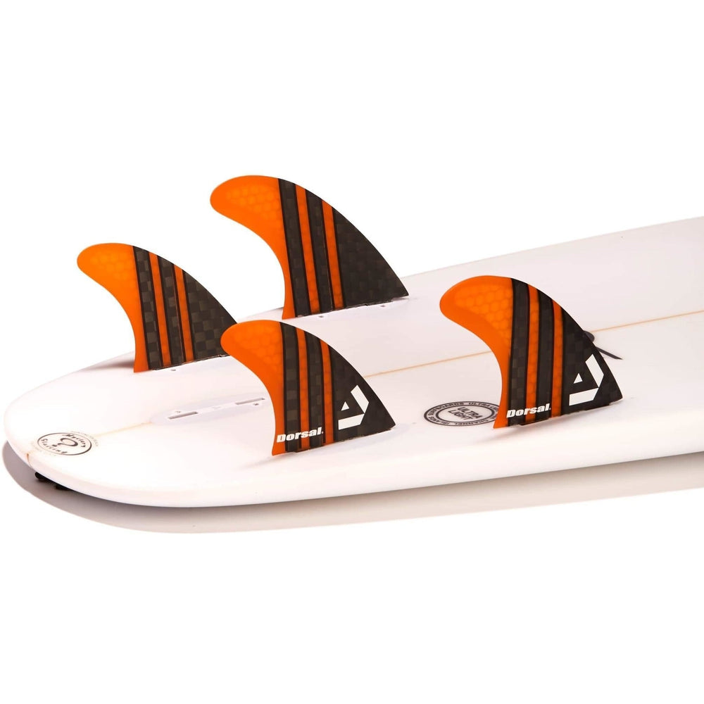 DORSAL Surfboard Fins Quad 4 Set FCS Compatible-2