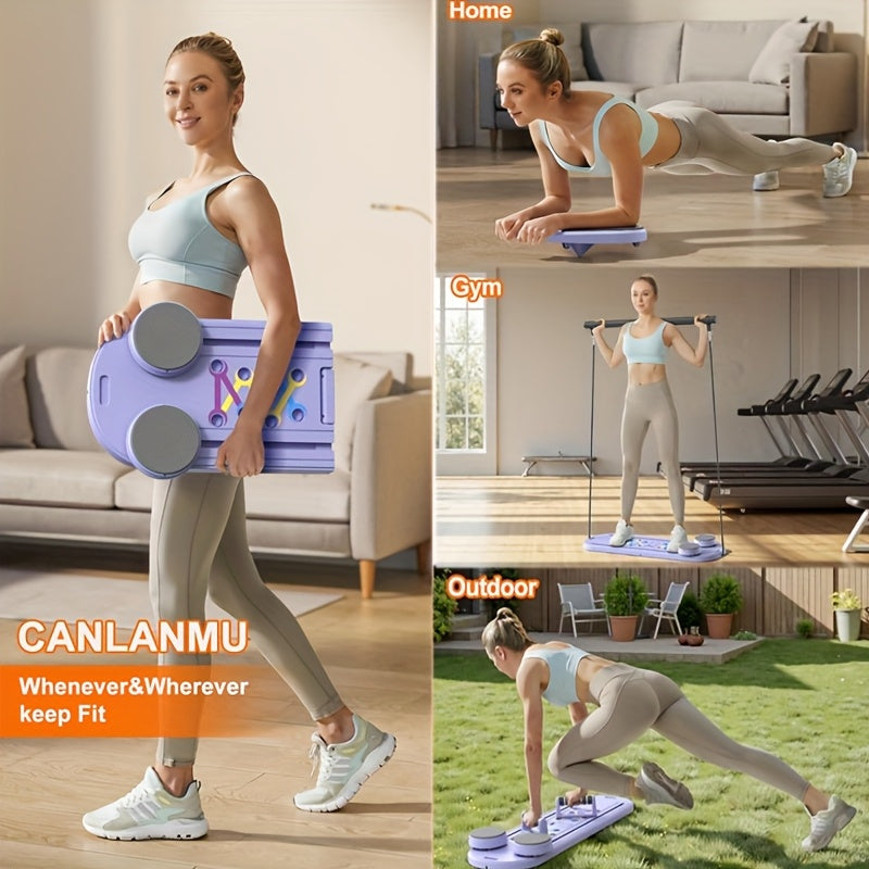 8-in-1 Plank Core Trainer Folding Home Set