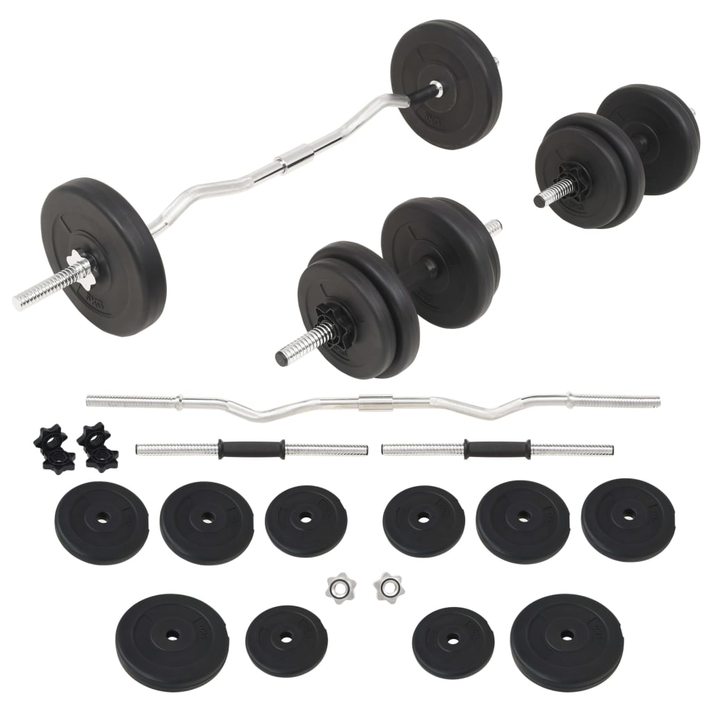 Vidaxl dumbbell set 30 kg
