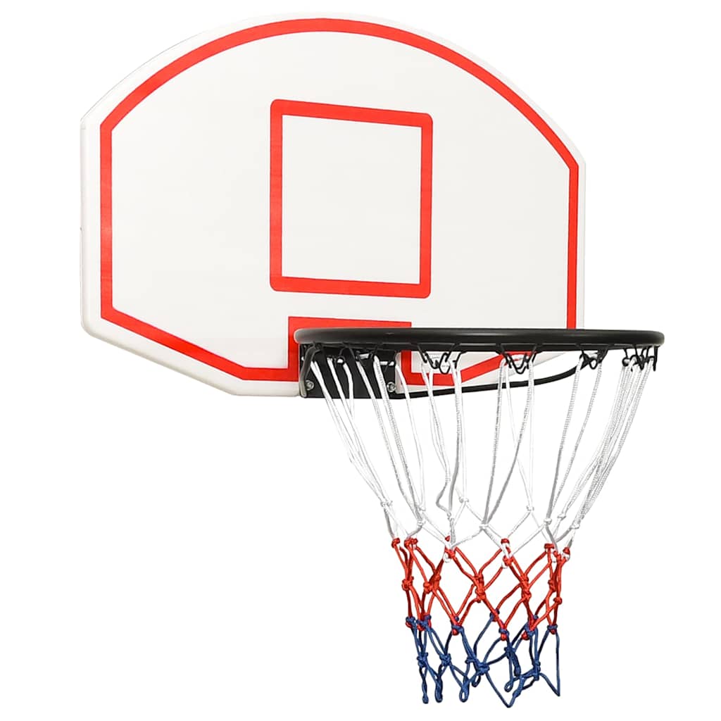 Vidaxx basketball board 71x45x2 cm polyethylene white