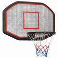 Vidaxl basketball backboard 109x71x3 cm polyethylene black