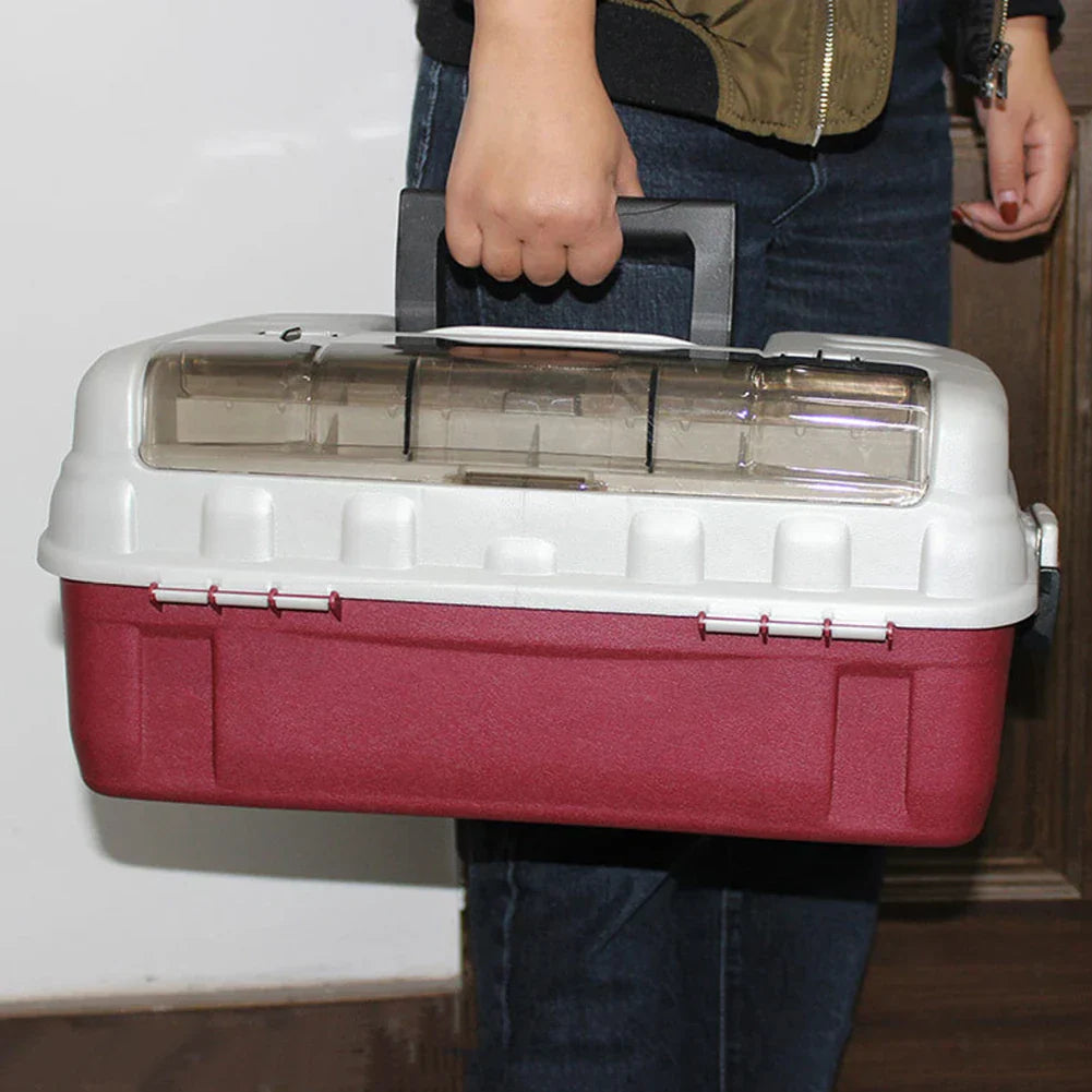 4-Layer Fishing Barrel Box for Anglers
