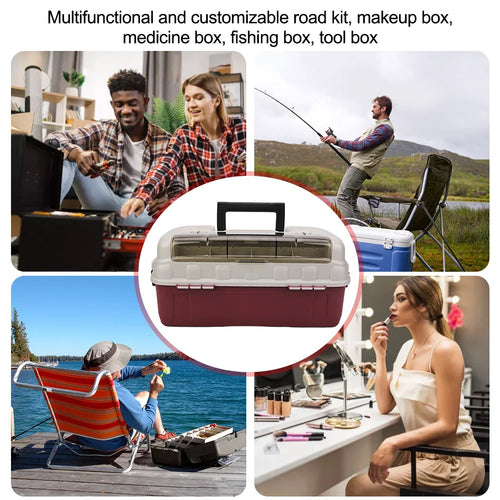 4-Layer Fishing Barrel Box for Anglers