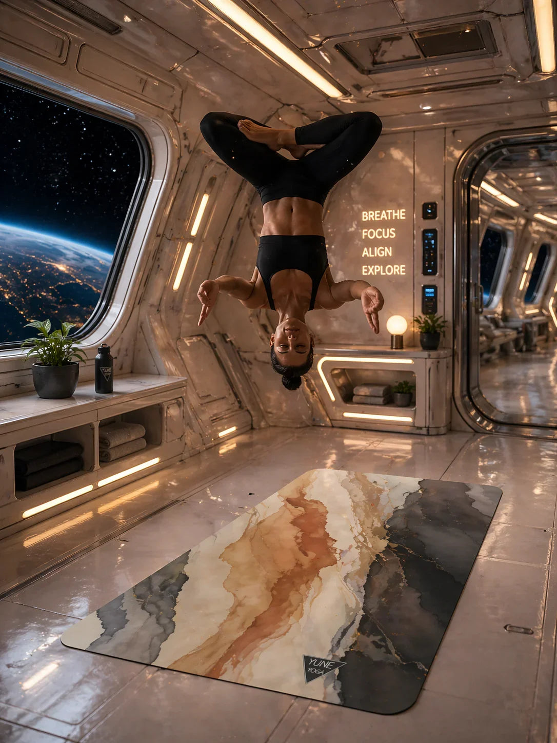 Yoga Mat - The Orbit Design
