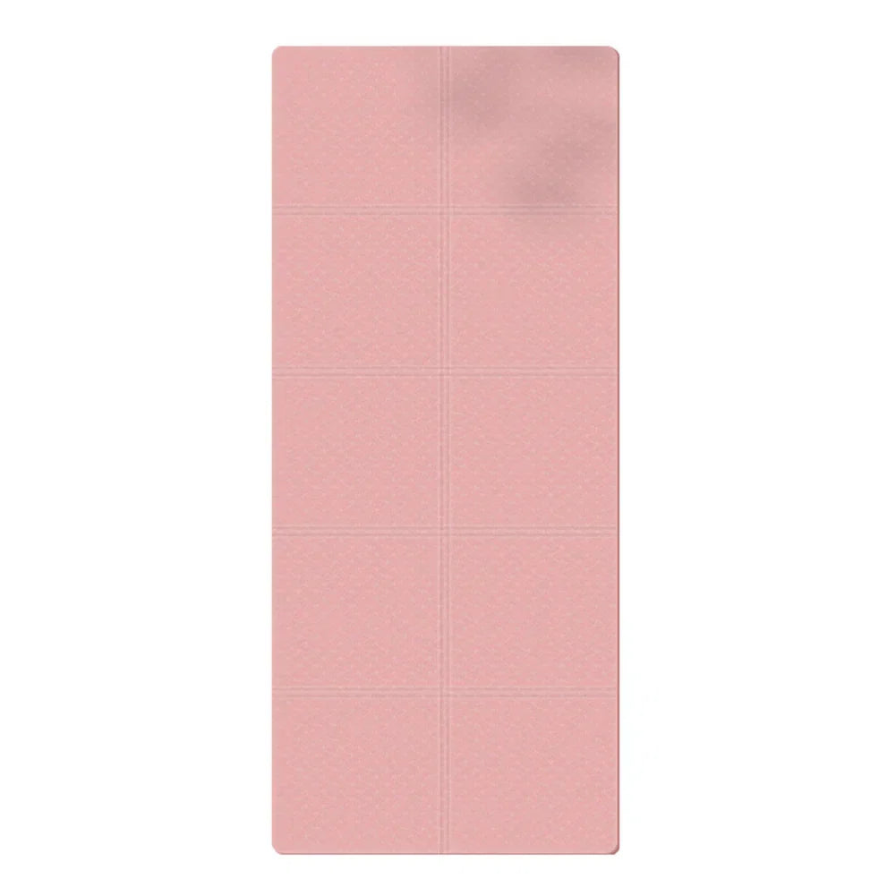 Foldable TPE Yoga Mat for Fitness & Pilates