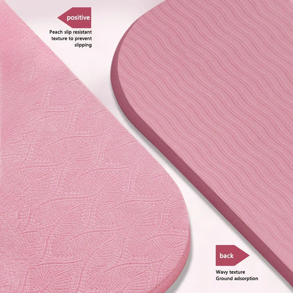 Foldable TPE Yoga Mat for Fitness & Pilates