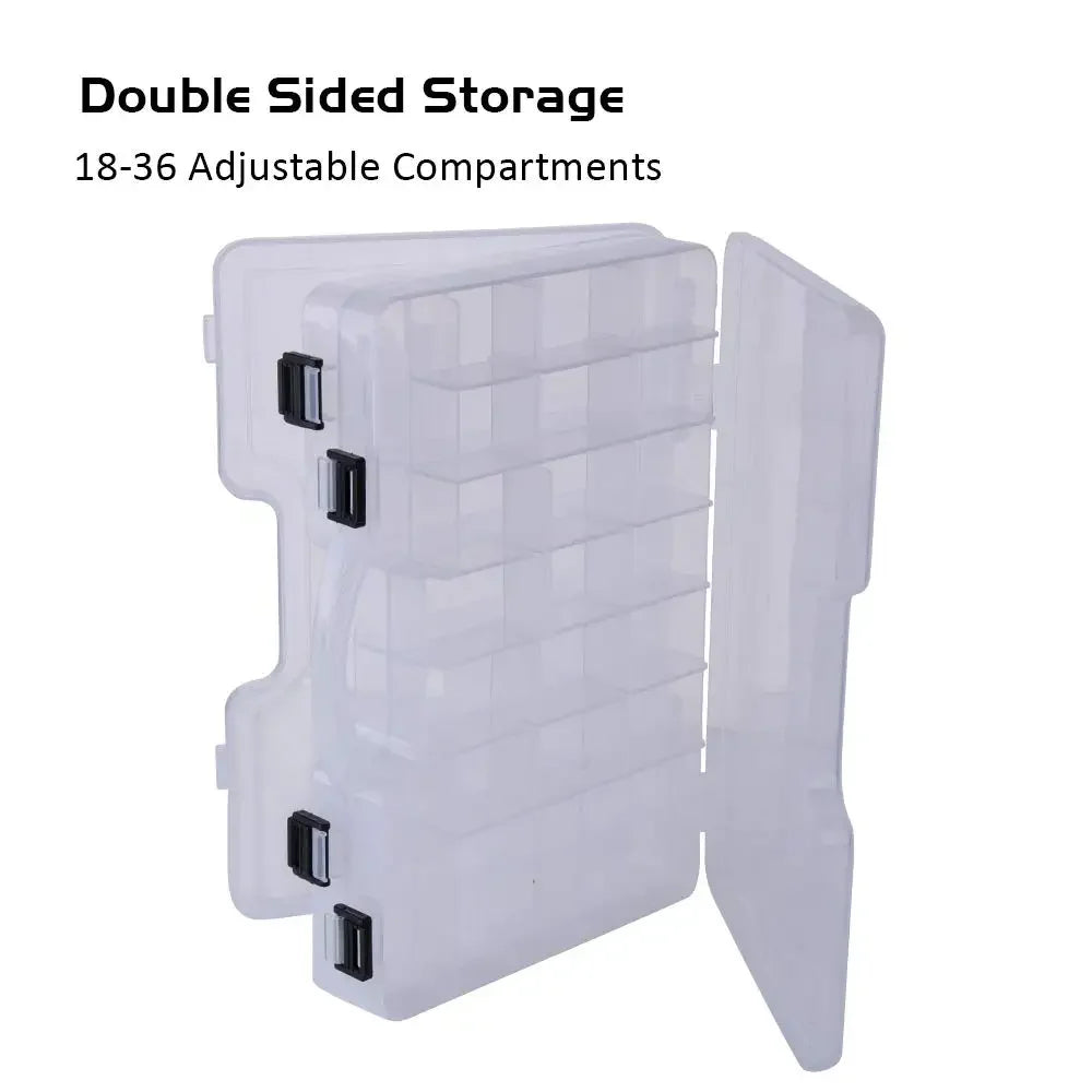 Waterproof Double Layer Fishing Tackle Box