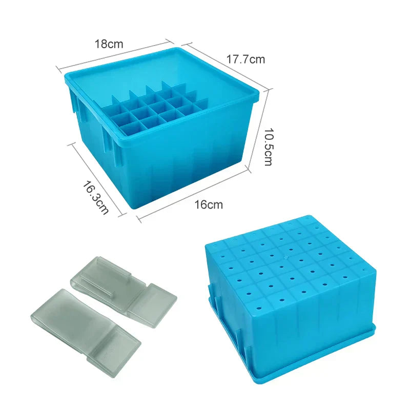 Luminous Fishing Tackle Box With 36 Grids