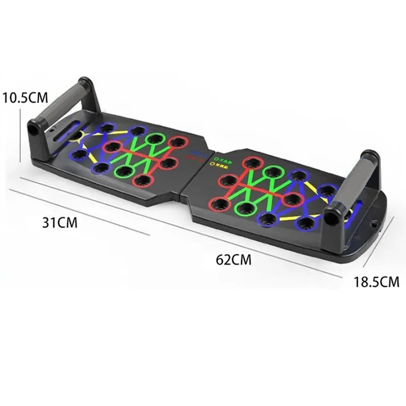 Foldable Push-up Board Set with Handles
