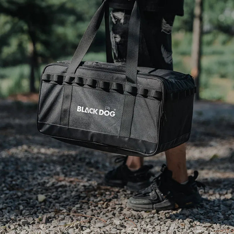 30L Camping Storage Bag Heavy-Duty Gear Black