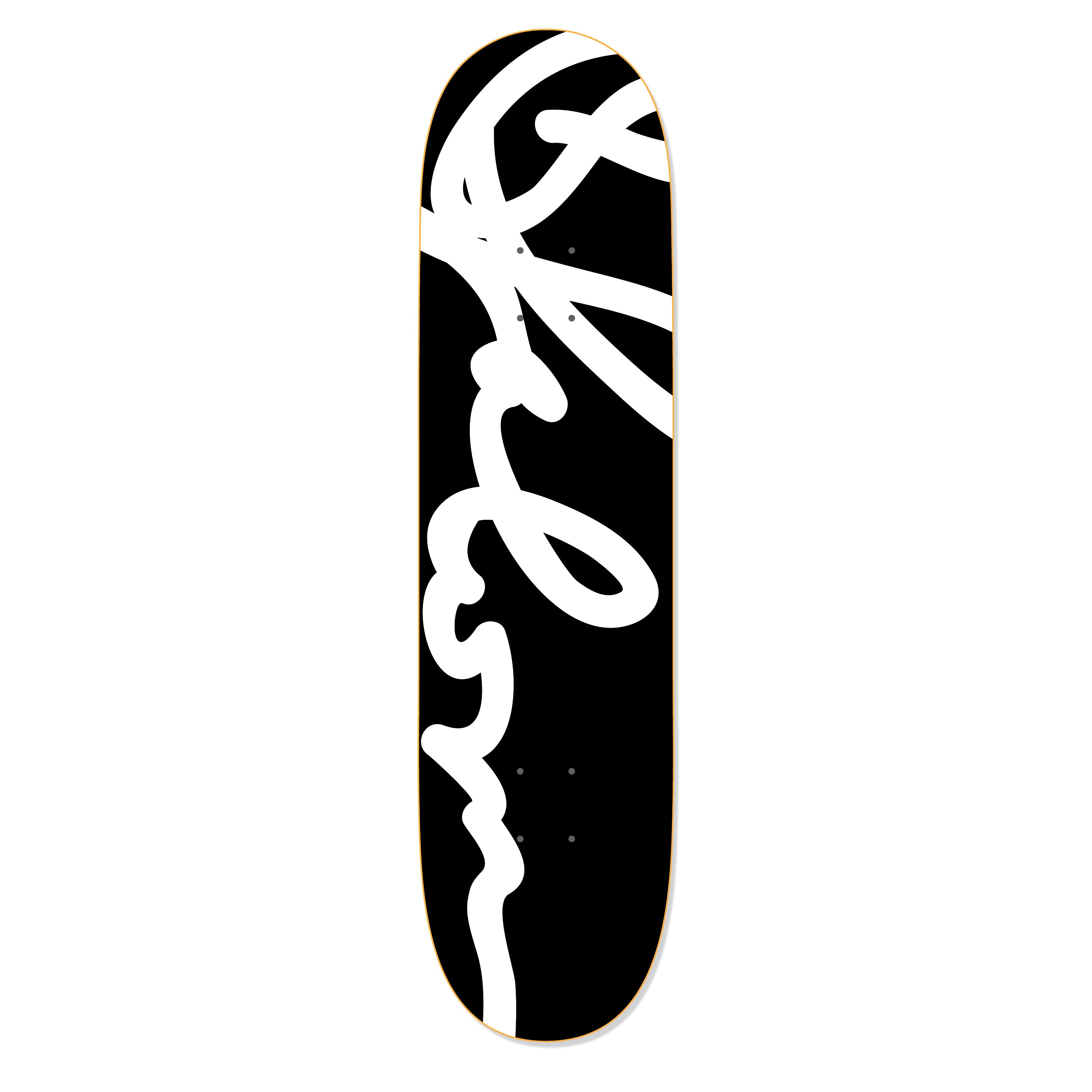 SHALOM SCRIPT DECK BLACK