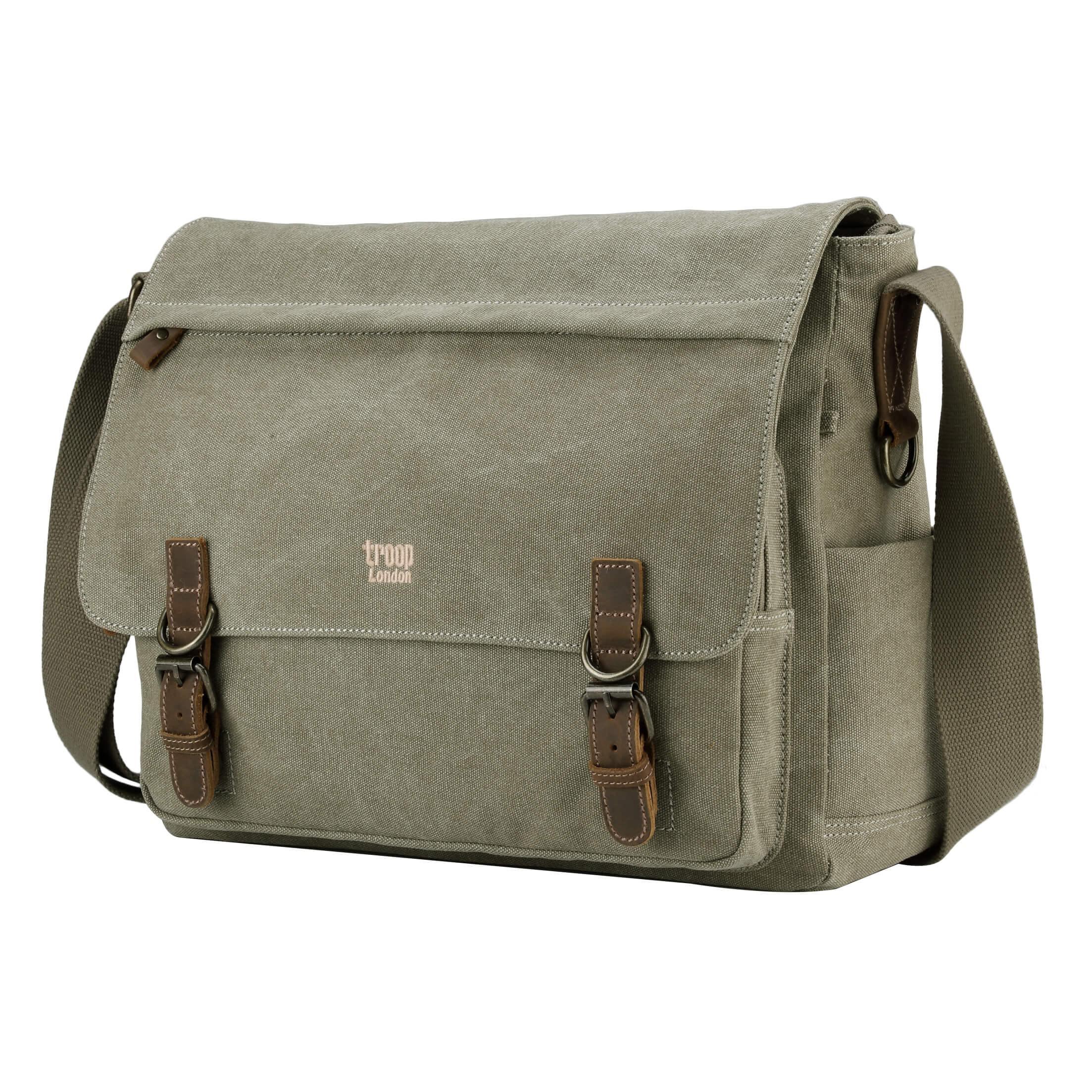 Canvas Laptop Messenger Bag | TRP0207