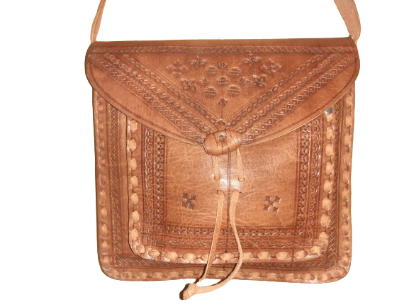 Bolso labrado con cordon