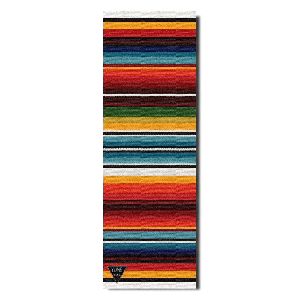 Elk Meadow Yoga Mat – 6mm Extra Thick, Double-Sided Non-Slip, Eco-Friendly PER with Multi-Color Meadow Design | Yune Yoga