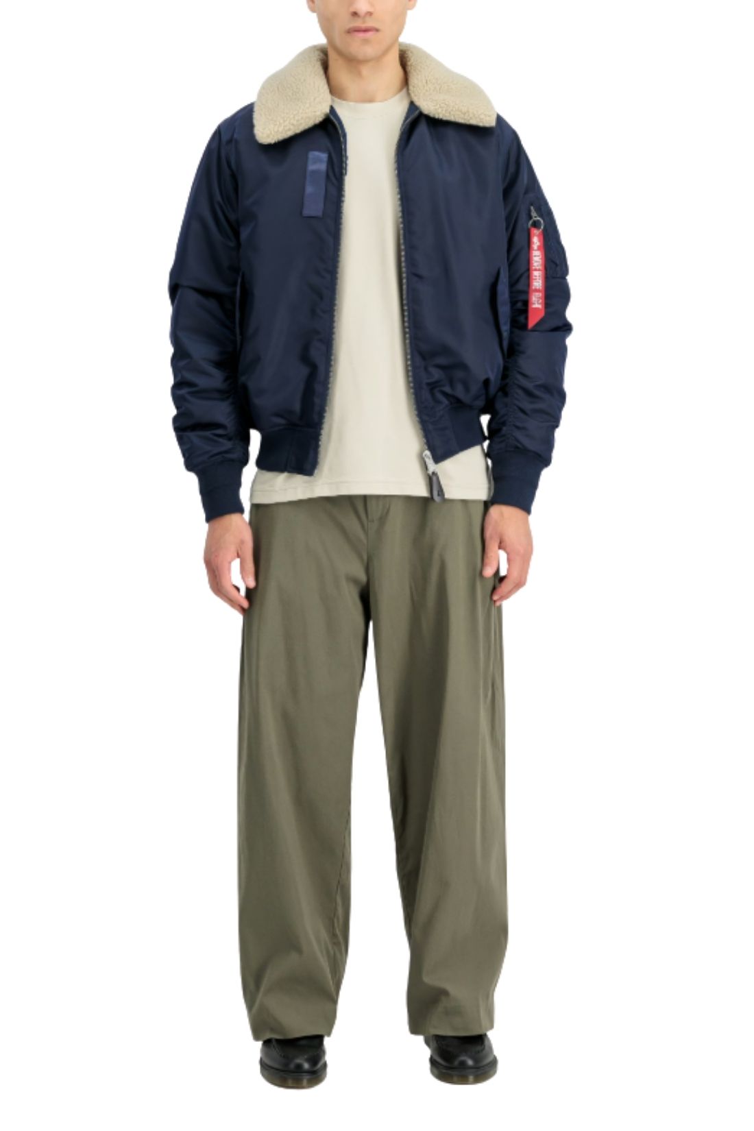 ALPHA INDUSTRIES - Men's B-15 MOD Reversible bomber jacket
