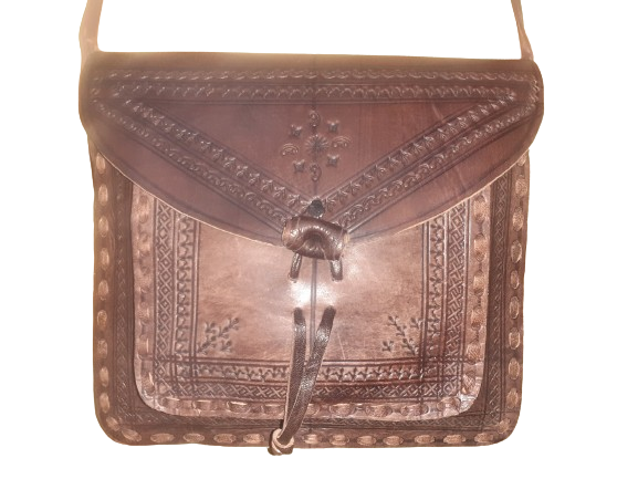 Bolso labrado con cordon