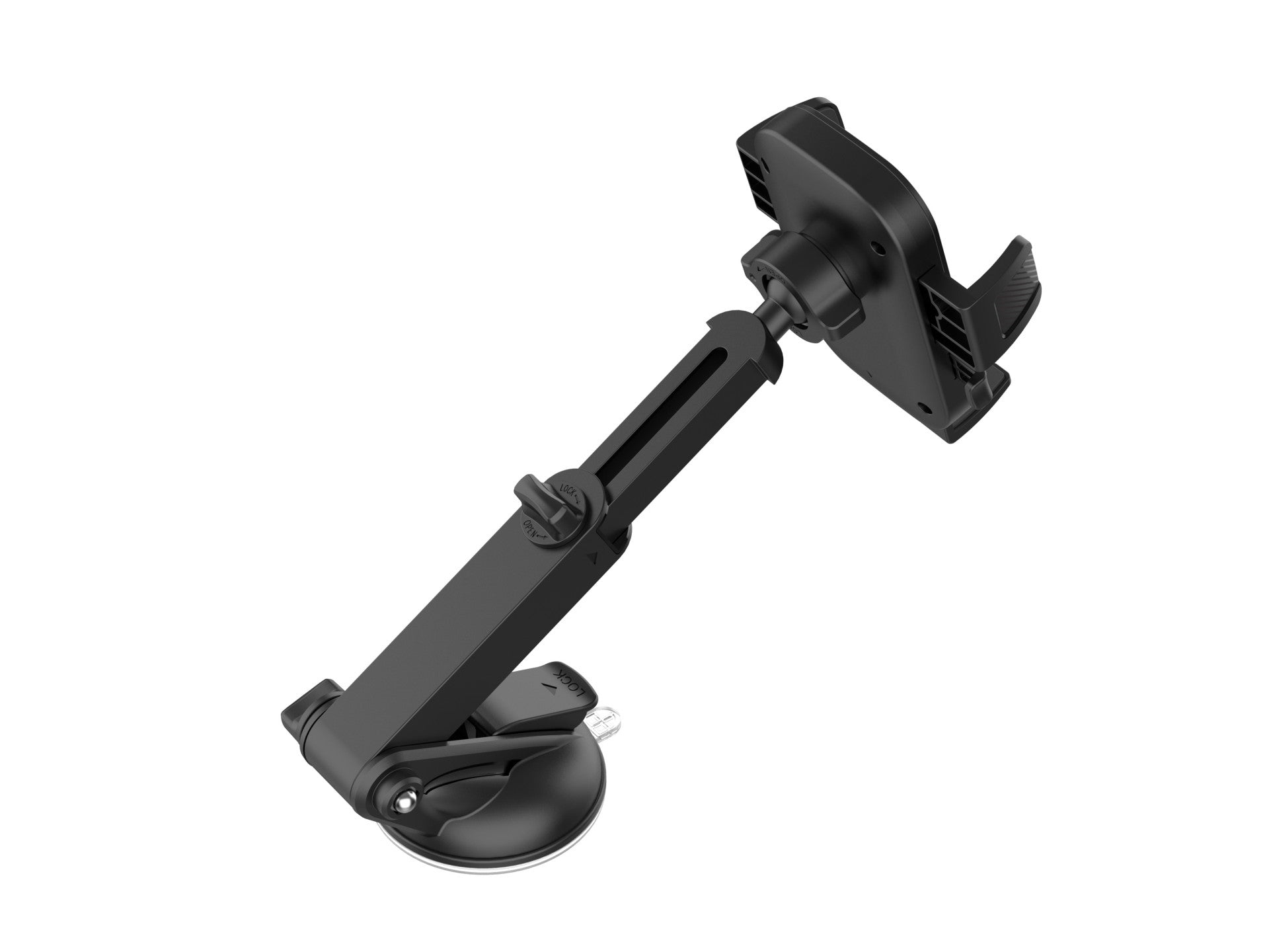 Techancy Suporte Para Telemóvel Para Automóvel Ti2318 Preto, 4,0-7,2 Polegadas, Suporte Para Ventosa, Bloqueio Com Um Toque