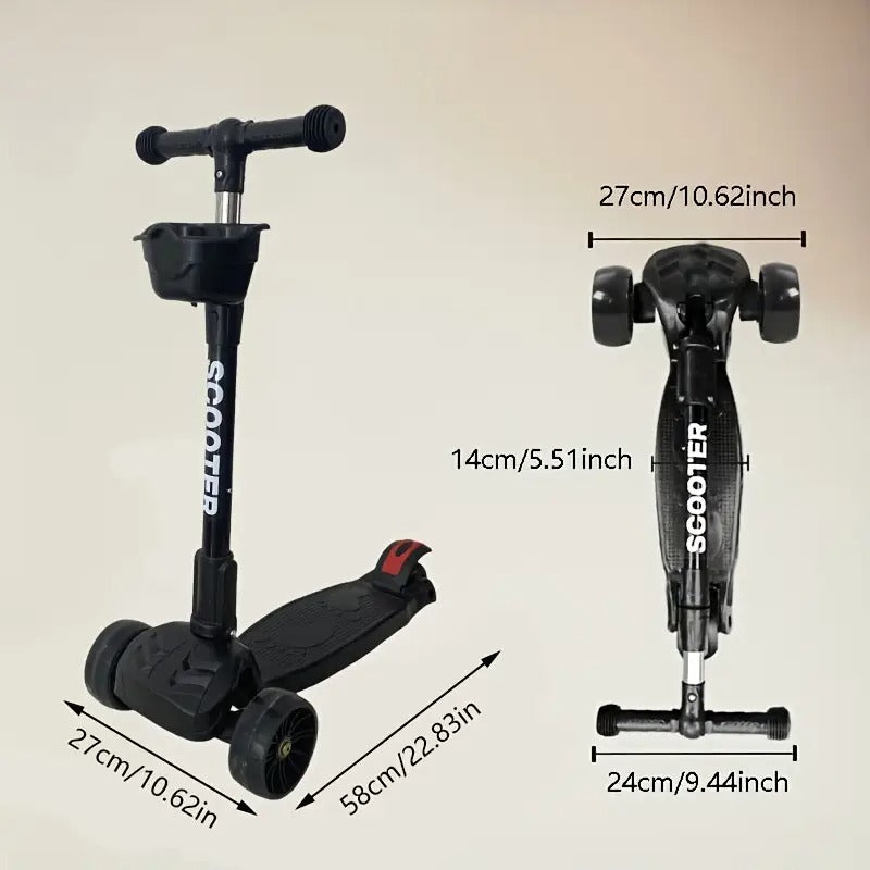 Kids Three-Wheel Foldable Scooter