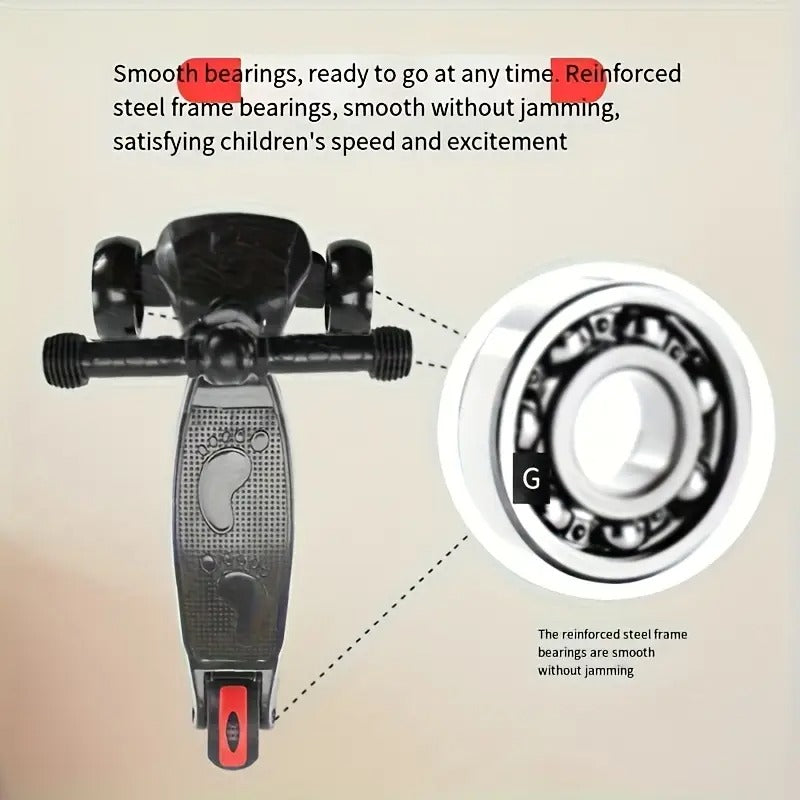 Kids Three-Wheel Foldable Scooter