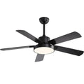 Ceiling fan with light and remote control