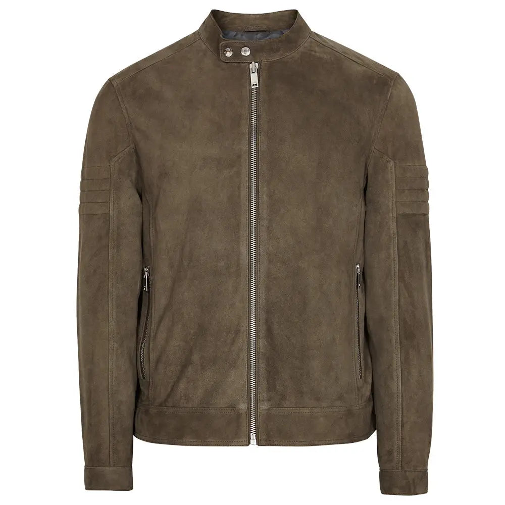 Men’s Suede Motorcycle Rider Jacket